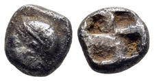 FITZ Greece Ionia Phokaia Diobol Silver Archaic Female Head Silver µFIM1854