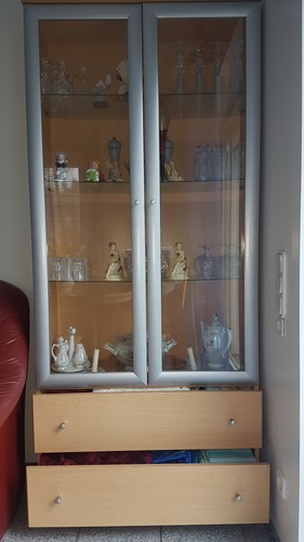 Vitrinenschrank mit glastüren - vitrinenschrank,