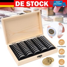 Münzkoffer Holz Münzkassette