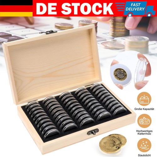 Münzkoffer holz münzkassette - münzkoffer,