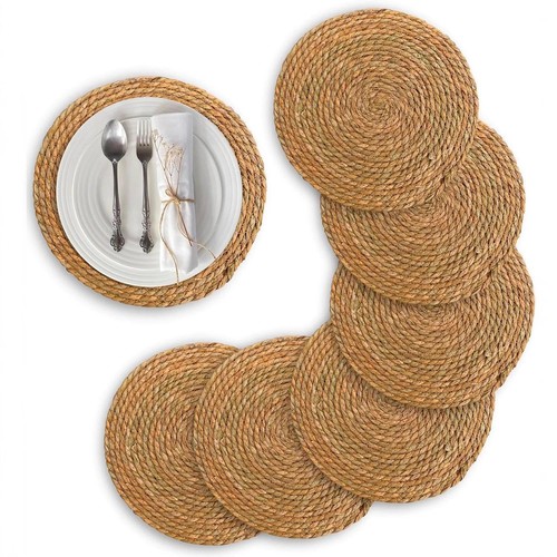 Tischset rund geflochten - tischset,
