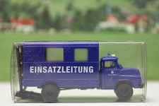 Brekina 1:87 018219 MAN Einsatzleitung THW blau in Ovp Nr.5030