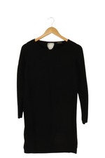 TAIFUN Strickkleid Damen Gr. 38/M Schwarz Elegant Klassisch Minimalistisch