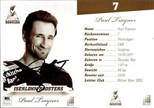 PAUL TRAYNOR  Autogramm AK Autogrammkarte Eishockey Iserlohn Roosters