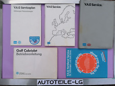 VW Golf 1 Cabrio / Golf 1 Bordmappe, Betriebsanleitung,Handbuch / 1988/ JH/ACD