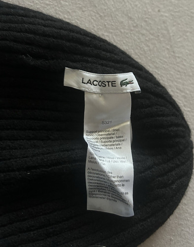 Lacoste unisex wollmütze - unisex,