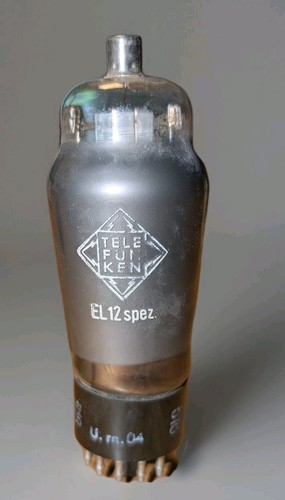 Telefunken el12 spezial röhre - telefunken,