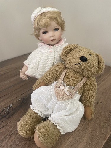 Puppe aus biskuit porzellan - puppe,