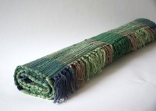 IKEA Baumwoll-Teppich grün 70