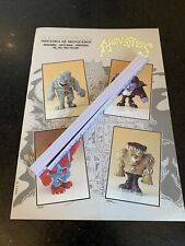 Maia + Borges M+B Portugal Werbeblatt Monstros Monster Halloween Figuren 1999