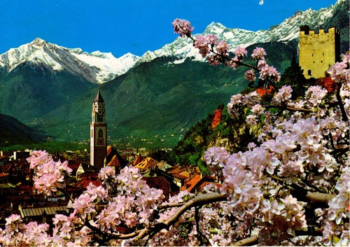 Alte postkarte meran - alte,
