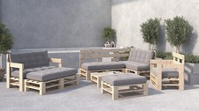 Palettenmöbel Holz Lounge Gartenmöbel Indoor und Outdoor Europaletten Möbel