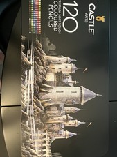 Castle Arts Buntstifte 120 Stück Blechdose