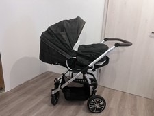 Gesslein F4+AIR Kinderwagen Anthrazit mit C2 Kompakt Tragetasche