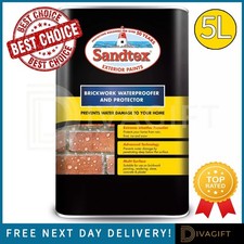 SANDTEX RETAIL MAUERWERK WASSERDICHTER SCHUTZ KLAR 5L VERHINDERT WASSERSCHÄDEN NEU
