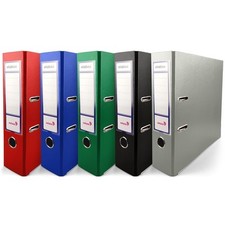 5x Akten-Ordner 5 Farben rot