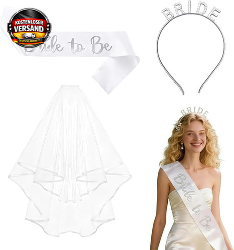 Braut accessoire set - braut, für
