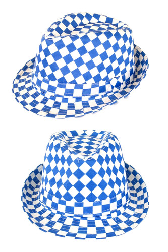 Trachten hut blau weiss - trachten,