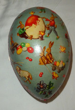 Antikes altes Pappe Osterei Ei