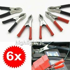 6x Batterieklemmen Krokodilklemmen Klemmen für Ladegerät Auto KFZ Ladekabel