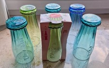 6 Coca Cola Gläser "Kronkorken" 2011 Jubiläum 125 Jahre 4 Farben 1 x neu in OVP