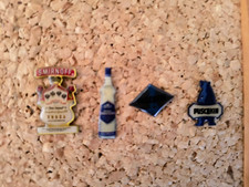 Pins Getränke:   WODKA - 4 verschiedene - Guter Zustand (Smirnoff, Puschkin etc)