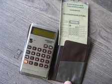 Vintage Taschenrechner Compex 4000 mit Anleitung und Hülle
