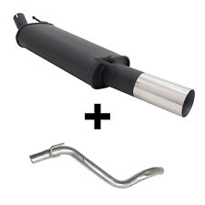 NOVUS SPORTAUSPUFF VW GOLF 3 1x90 RL-DESIGN inkl. Verbindungsrohr MK3-V