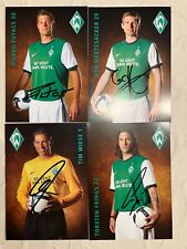 4 Autogramme Werder Bremen 09/10 Peer Mertesacker Frings Tim Wiese Futacs xyz