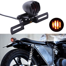 Schwarz Motorrad Rücklicht