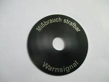 Typenschild Hinweis Schild Porsche 356 912 911 914 Warnblinkanlage Warnsignal BJ