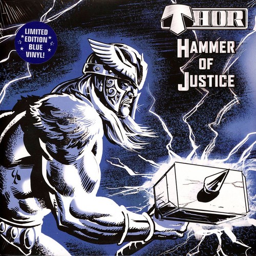 Thor hammer justice blue - -,