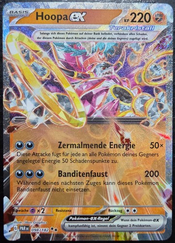 Pokemon karte hoopa 098 - karte, ex