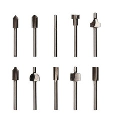 Tlg hss fräser set - hss, fräser-set