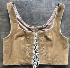 Weste Marianne & Michael Damen Mieder Wildleder Dirndl Trachten Gr. 36