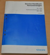 Volvo 850 Kombinationsinstrument VDO Konstruktion ab 1996 Werkstatthandbuch