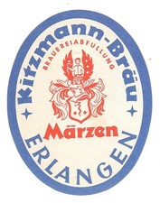 altes Bieretikett Brauerei