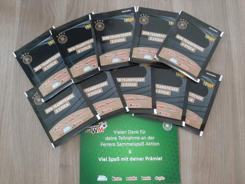Ferrero dfb teamsticker - ferrero, wm