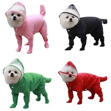 Cute Pet Dog Raincoats Clear