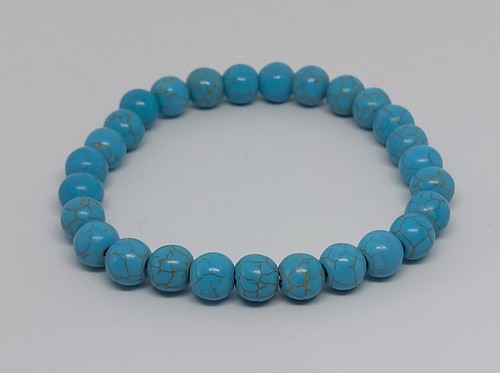 Naturstein perlen armband - naturstein,