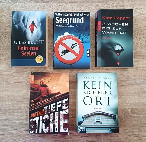 Versch thriller krimis - 5, versch.