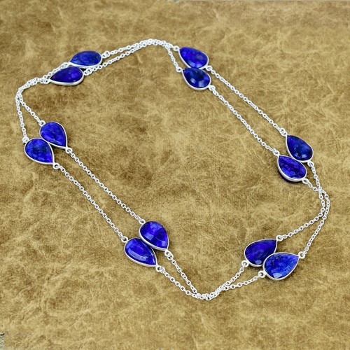 Natürlicher blauer saphir - natürlicher,