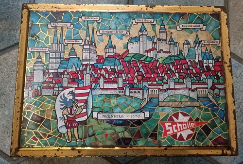 Alte blechdose schöller - blechdose,
