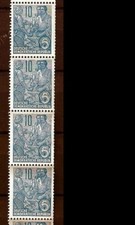 DDR MiNr. 578 B R **  5 JAHRPLAN 1958 11er STREIFEN von der Original 500er Rolle