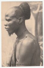 Frühe AK, Afrika, Belgisch-Kongo Belge, Profilansicht, gebürtige Bateke, um `10