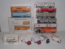 Wiking / Brekina - Konvolut mit 14 LKW Modellen, teilweise in OVP