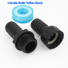 Schlauchadapter Tülle - Gewinde Kunstoff Schlauchtülle Schlauchanschluss Stutzen