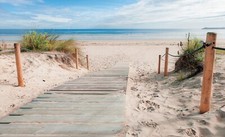 Vlies Fototapete Strand Meer Landschaft Nordsee Ostsee Dünen Wohnzimmer Natur
