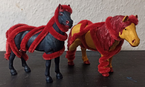 Schleich pferde repainted - pferde,