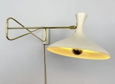 50er Jahre Cosack Wandlampe - Deutsche Mid Century Leuchte mit Schwenkarm & c...